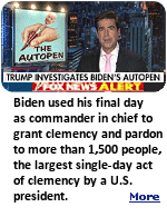Former President Joe Biden only signed one pardon by hand, for his son, and it was his most controversial one. The Justice Department is reviewing the pardons by Biden amid new concerns about his use of an autopen to automatically sign documents and concerns about his state of mind and mental acuity in his final months in office. Biden used his final day as commander in chief to grant clemency and pardon to more than 1,500 people, the largest single-day act of clemency by a U.S. president. 
